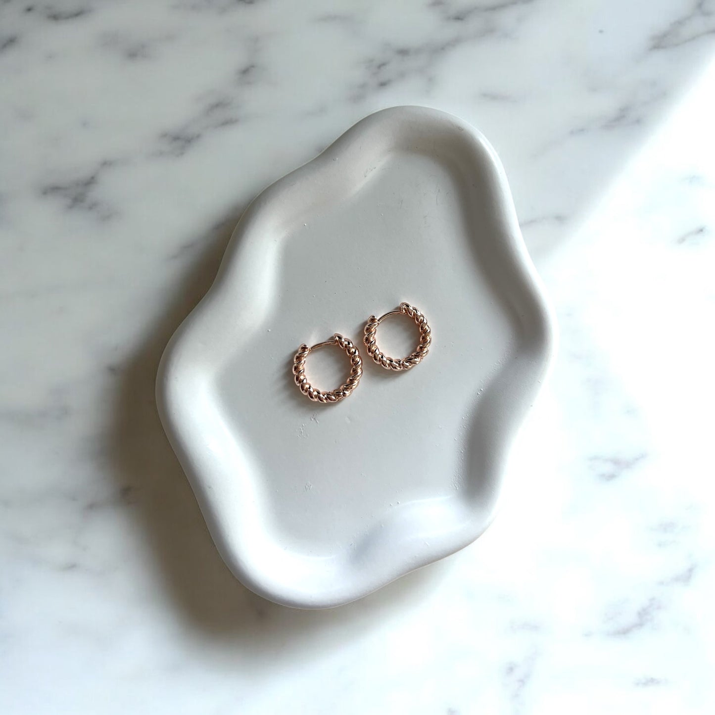 Rose Gold Earrings