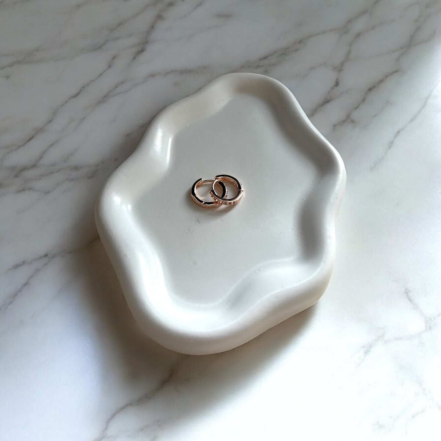 Rose Gold CZ Earrings