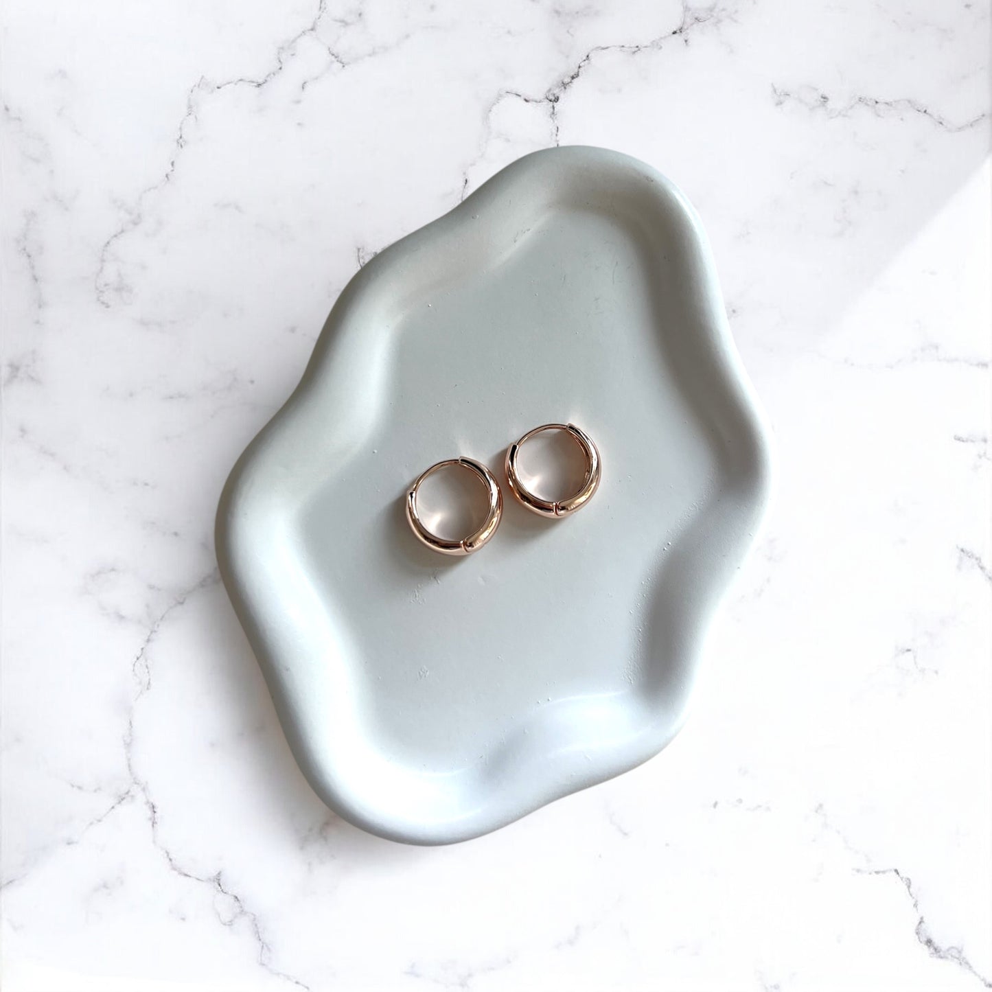 Rose Gold Chunky Earrings