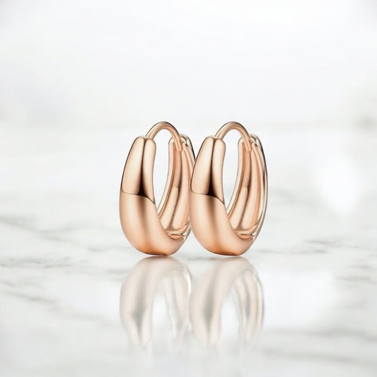 Rose Gold Chunky Earrings